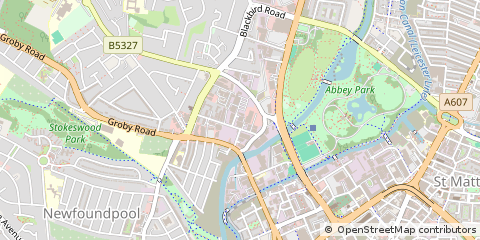 Map of Leicester