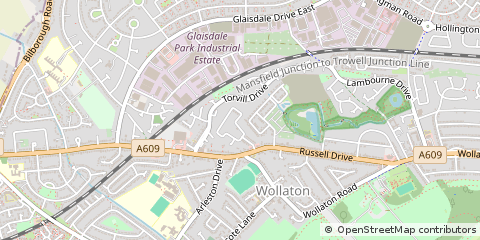 Map of Nottingham