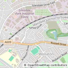 Map of Nottingham