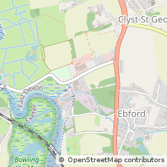 Map of Exeter, Devon