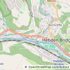 Map of Hebden Bridge