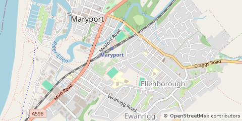 Map of Maryport