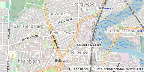 Map of Southampton
