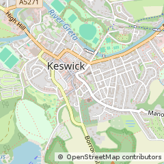 Map of Keswick, Cumbria