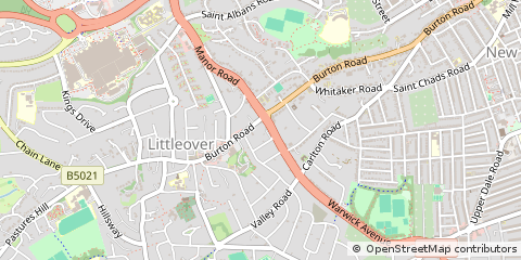 Map of Derby