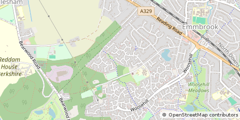 Map of Wokingham