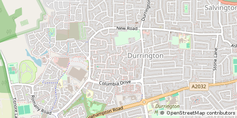 Map of Worthing