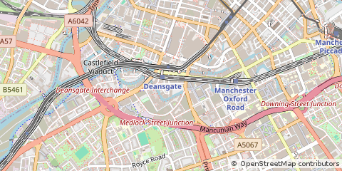 Map of Manchester