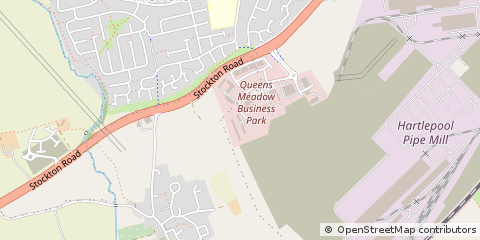 Map of Hartlepool, CO. Durham