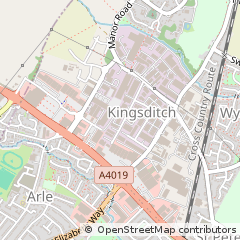Map of Cheltenham, Glos