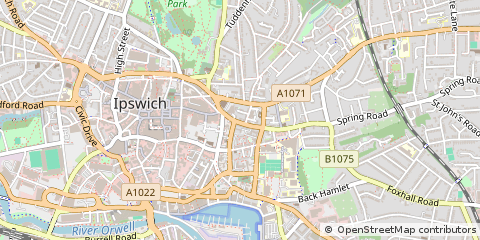 Map of Ipswich