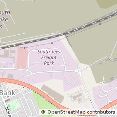 Map of South Bank, Middlesbrough