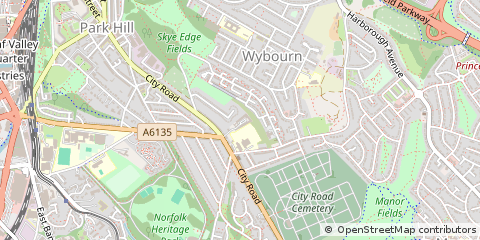 Map of Sheffield