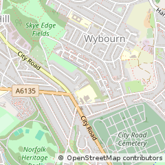 Map of Sheffield