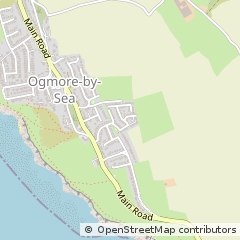 Map of Bridgend
