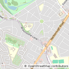 Map of Leicester, Leicestershire