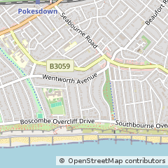 Map of Bournemouth