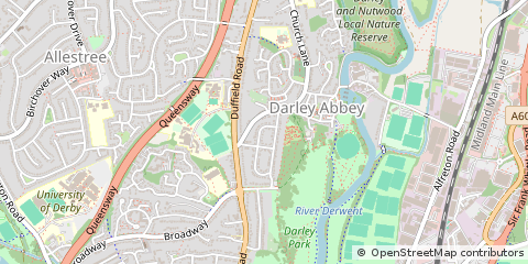 Map of Derby