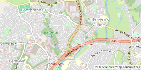 Map of Cardiff