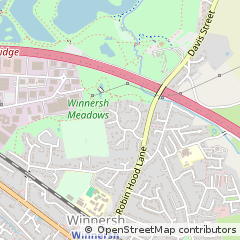 Map of Wokingham