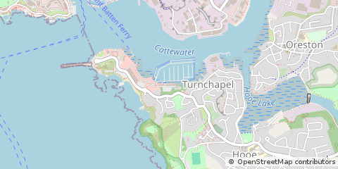 Map of Plymouth, Devon