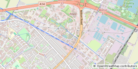 Map of Cambridge, Cambridgeshire