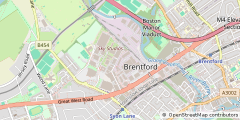 Map of Brentford