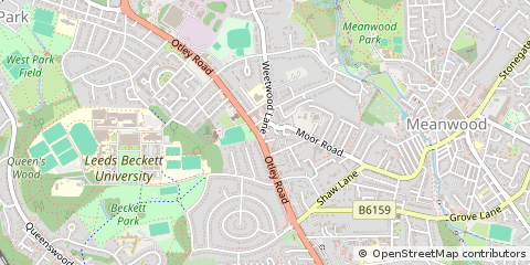 Map of Leeds