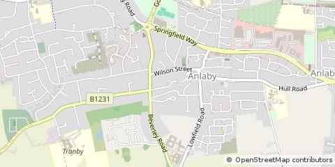 Map of Hull