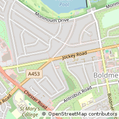 Map of Sutton Coldfield