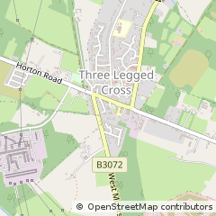 Map of Wimborne, Dorset