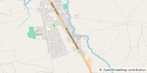 Map of Enniskillen, Fermanagh