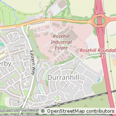 Map of Carlisle, Cumbria