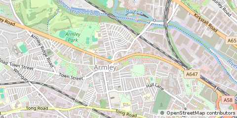 Map of Leeds