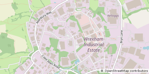 Map of Wrexham