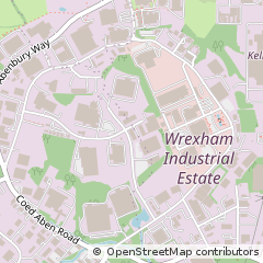 Map of Wrexham