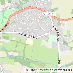 Map of Newick, East Sussex
