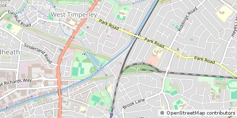 Map of Altrincham