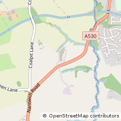 Map of Middlewich, Cheshire