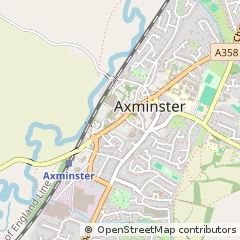 Map of Axminster