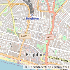 Map of Brighton, East Sussex