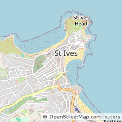 Map of ST Ives, Cornwall