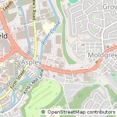 Map of West Yorkshire