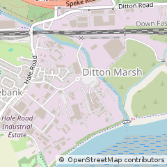 Map of Widnes, Cheshire
