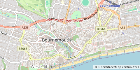 Map of Bournemouth