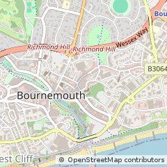 Map of Bournemouth