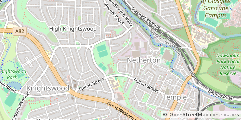 Map of Glasgow, City of Glasgow