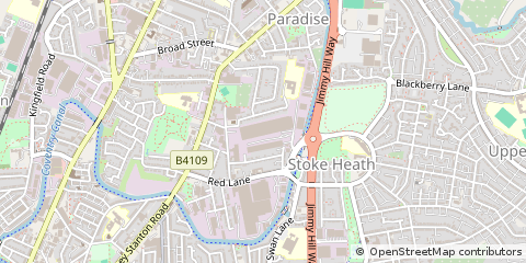 Map of Coventry, West Midlands