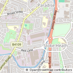 Map of Coventry, West Midlands