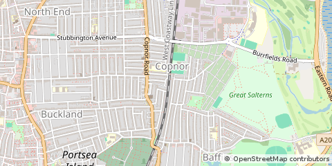 Map of Portsmouth, Hampshire